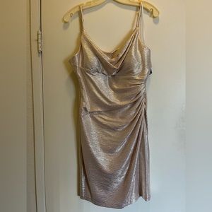 Champagne mini dress